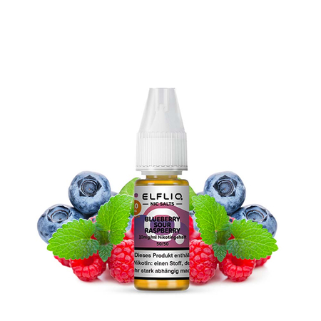 Elfbar ELFLIQ - Blueberry Sour Raspberry Nic Salt