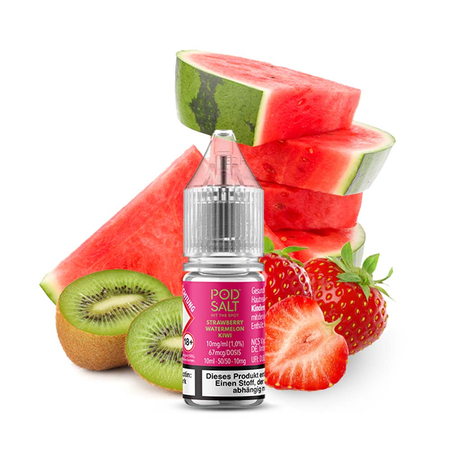 Pod Salt X - Strawberry Watermelon Kiwi Nikotinsalz Liquid - 10mg