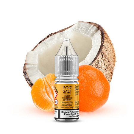 Pod Salt X - Sweet Tangerine Coconut Nikotinsalz Liquid - 20mg