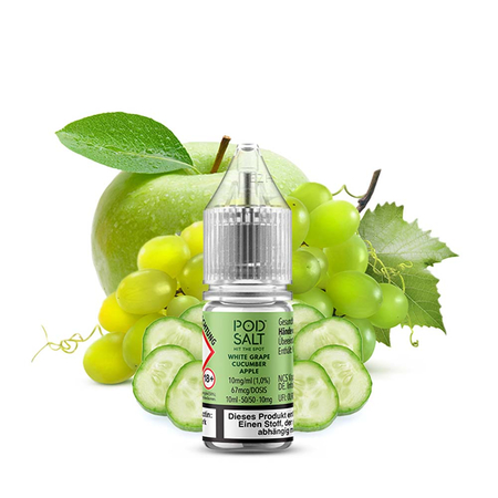 Pod Salt X - White Grape Cucumber Apple Nikotinsalz Liquid - 20mg
