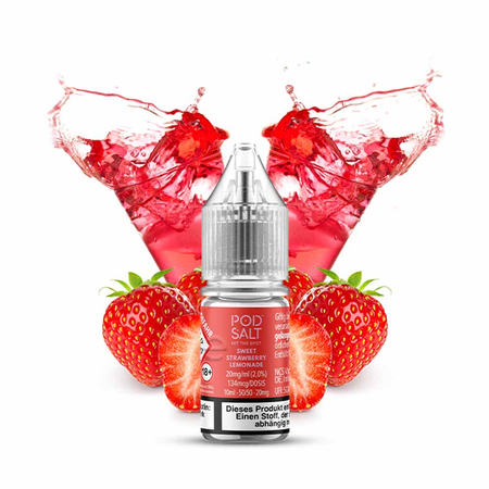 Pod Salt X - Sweet Strawberry Lemonade Nikotinsalz Liquid - 20mg