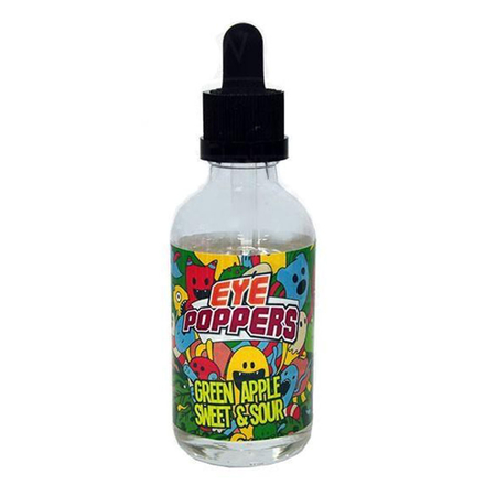 Eye Poppers - Sweet & Sour Green Apple Short Fill - 50ml (0mg)