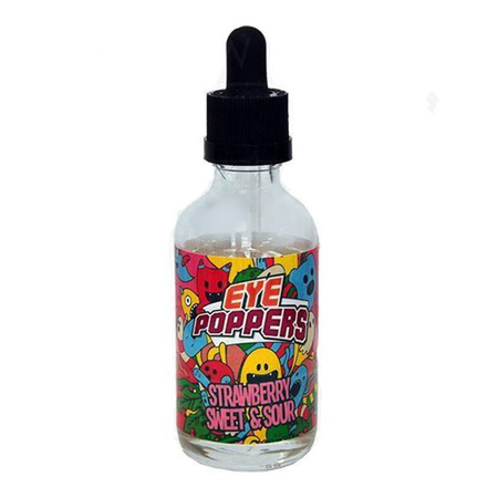 (EX) Eye Poppers - Sweet & Sour Strawberry Short Fill - 50ml (0mg)
