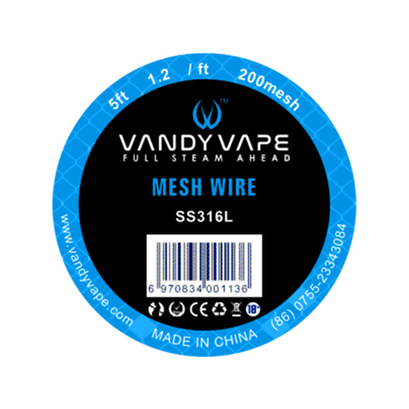 (EX) Vandy Vape - SS316L Mesh Wire - 200