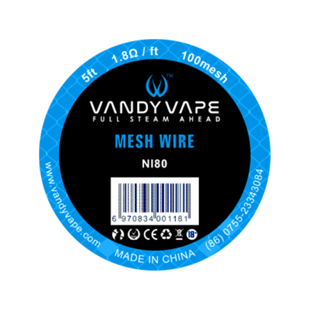 (EX) Vandy Vape - Ni80 Mesh Wire - 1,8ohm/ft