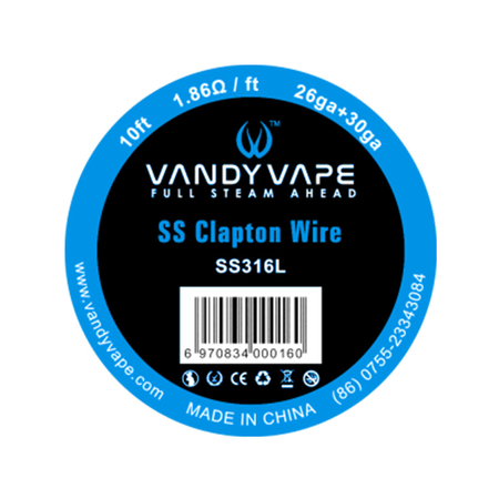 (EX) Vandy Vape - Clapton SS316L Wire