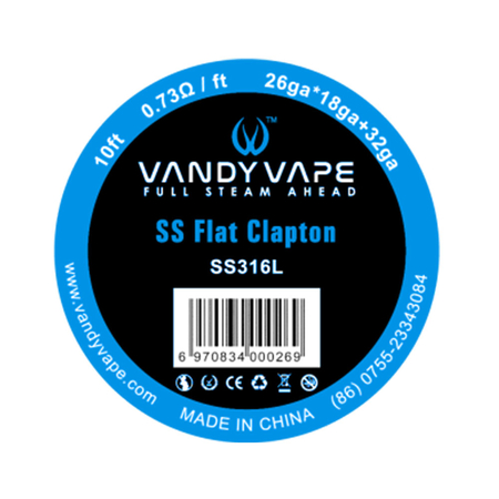 (EX) Vandy Vape - Flat Clapton SS316L Wire