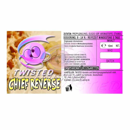 (EX) Twisted Flavors - Chief Reverse Aroma 10ml