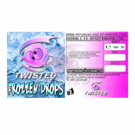 (EX) Twisted Flavors - Frozzen Drops Aroma 10ml