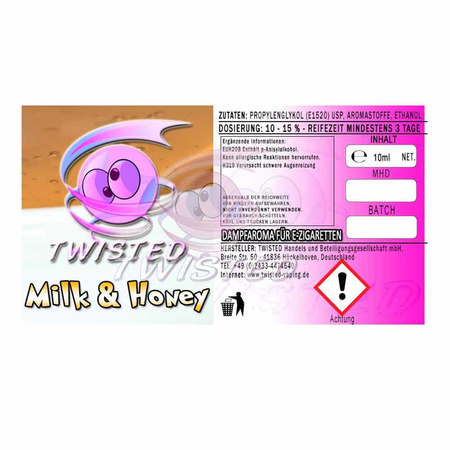 Twisted Flavors - Milk & Honey Aroma 10ml