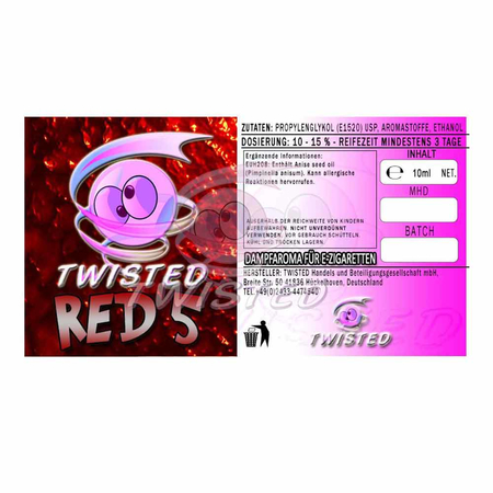 Twisted Flavors - Red 5 Aroma 10ml