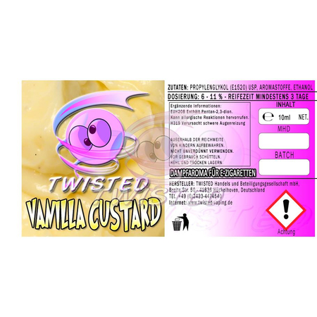 (EX) Twisted Flavors - Vanilla Custard Aroma 10ml