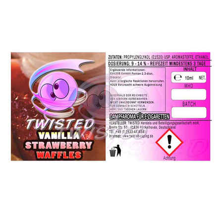 Twisted Flavors - Vanilla Strawberry Waffles Aroma 10ml